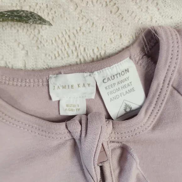 Jamie Kay "Melanie" One Piece Ruffle Footies, Size 3-6 months and 12-18 months - Picture 2 of 9